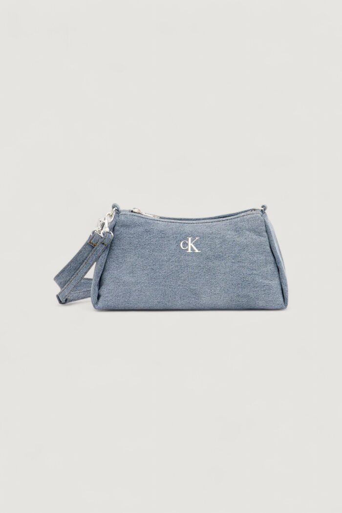 Borsa Calvin Klein DENIM LAYLA SHOULDER BAG SM Denim chiaro – LV04F3222G