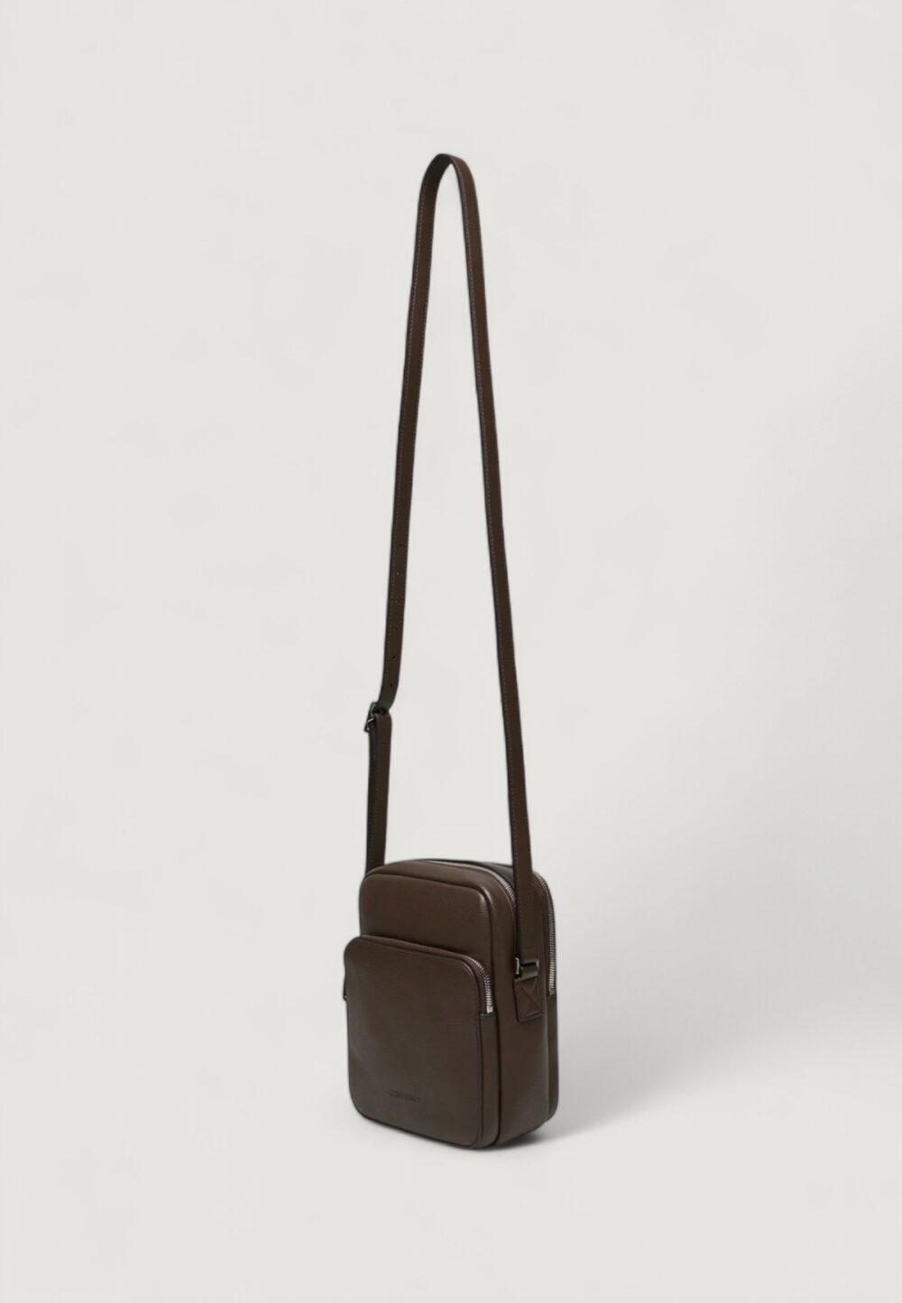Borsa Calvin Klein MICRO PEBBLE CROSSBODY S Marrone - Foto 3