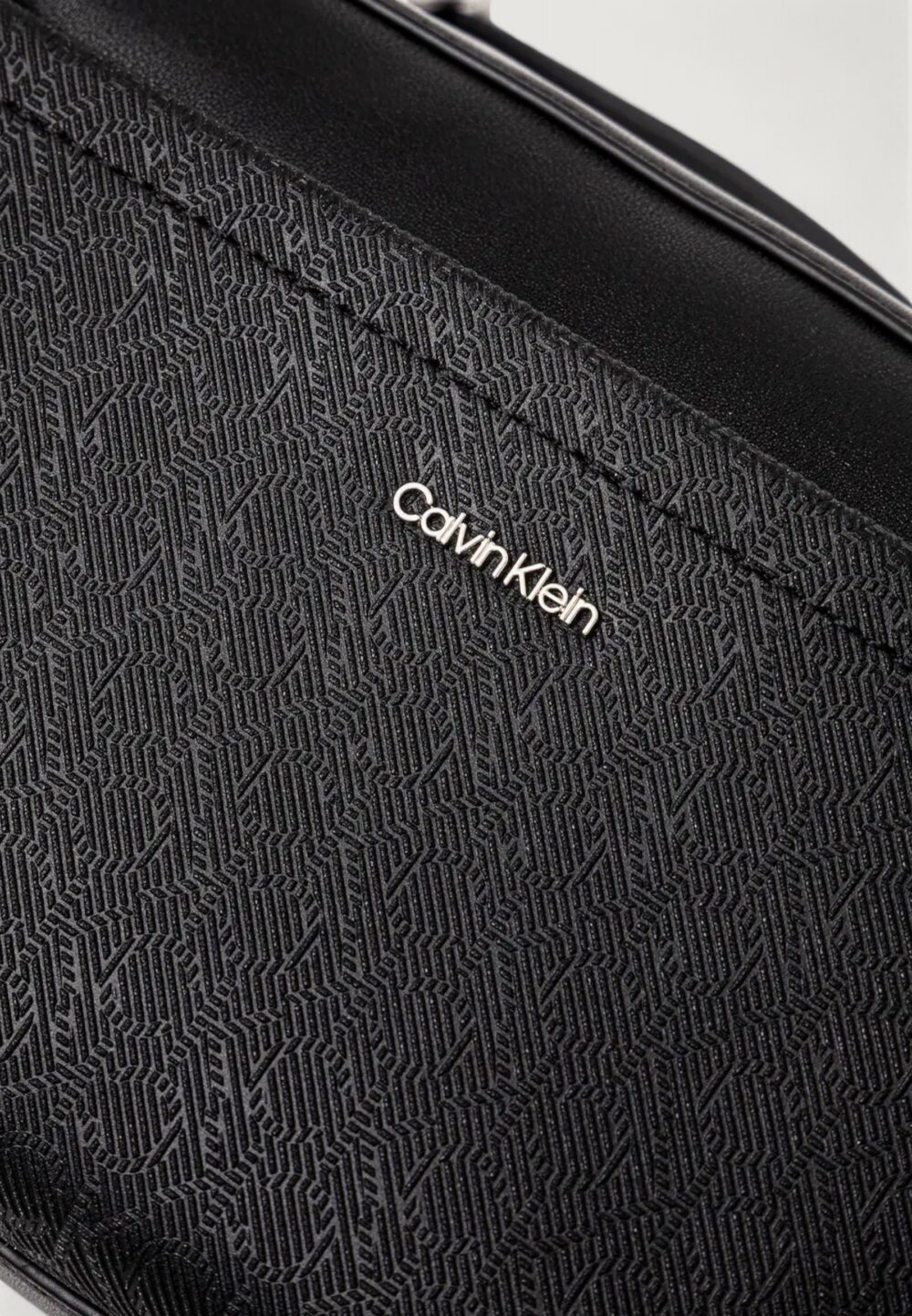 Borsa Calvin Klein CK MST AP DBL STRPS Nero - Foto 4