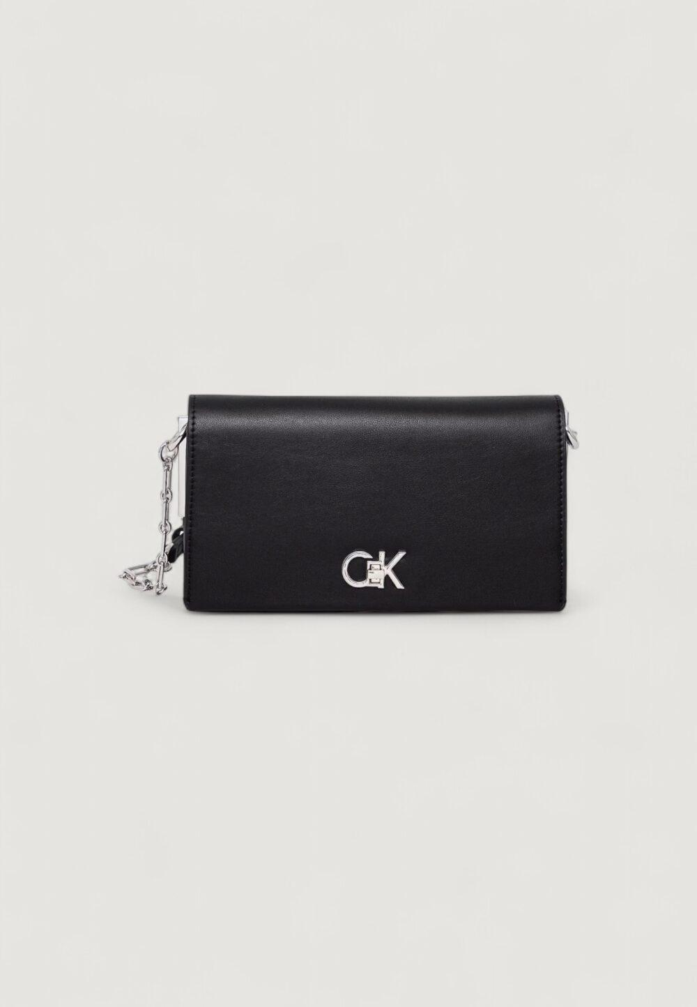 Borsa Calvin Klein CK RE-LOCK MINI CONV CHAIN BAG Nero - Foto 1