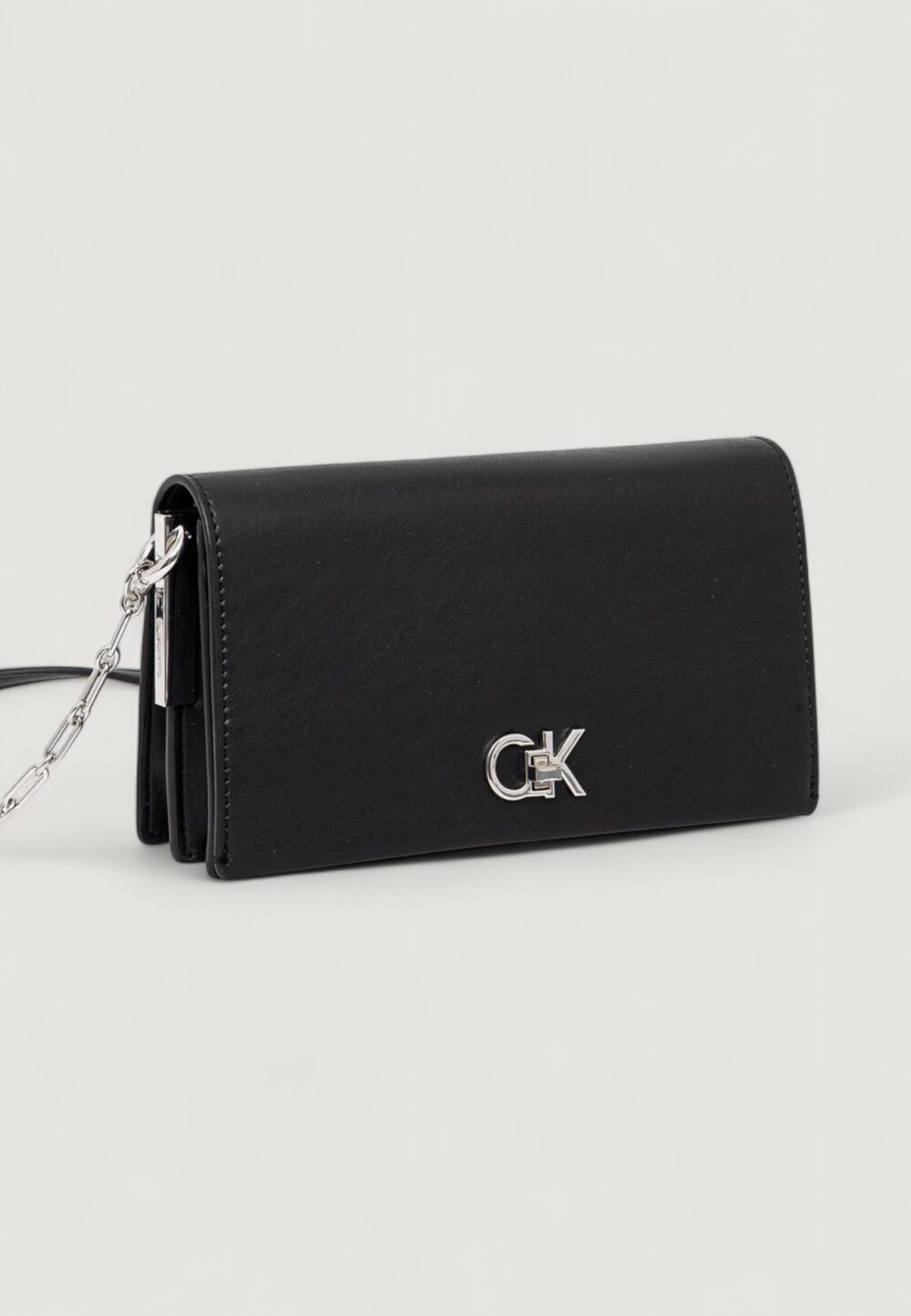Borsa Calvin Klein CK RE-LOCK MINI CONV CHAIN BAG Nero - Foto 2