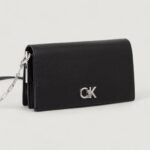 Borsa Calvin Klein CK RE-LOCK MINI CONV CHAIN BAG Nero - Foto 2