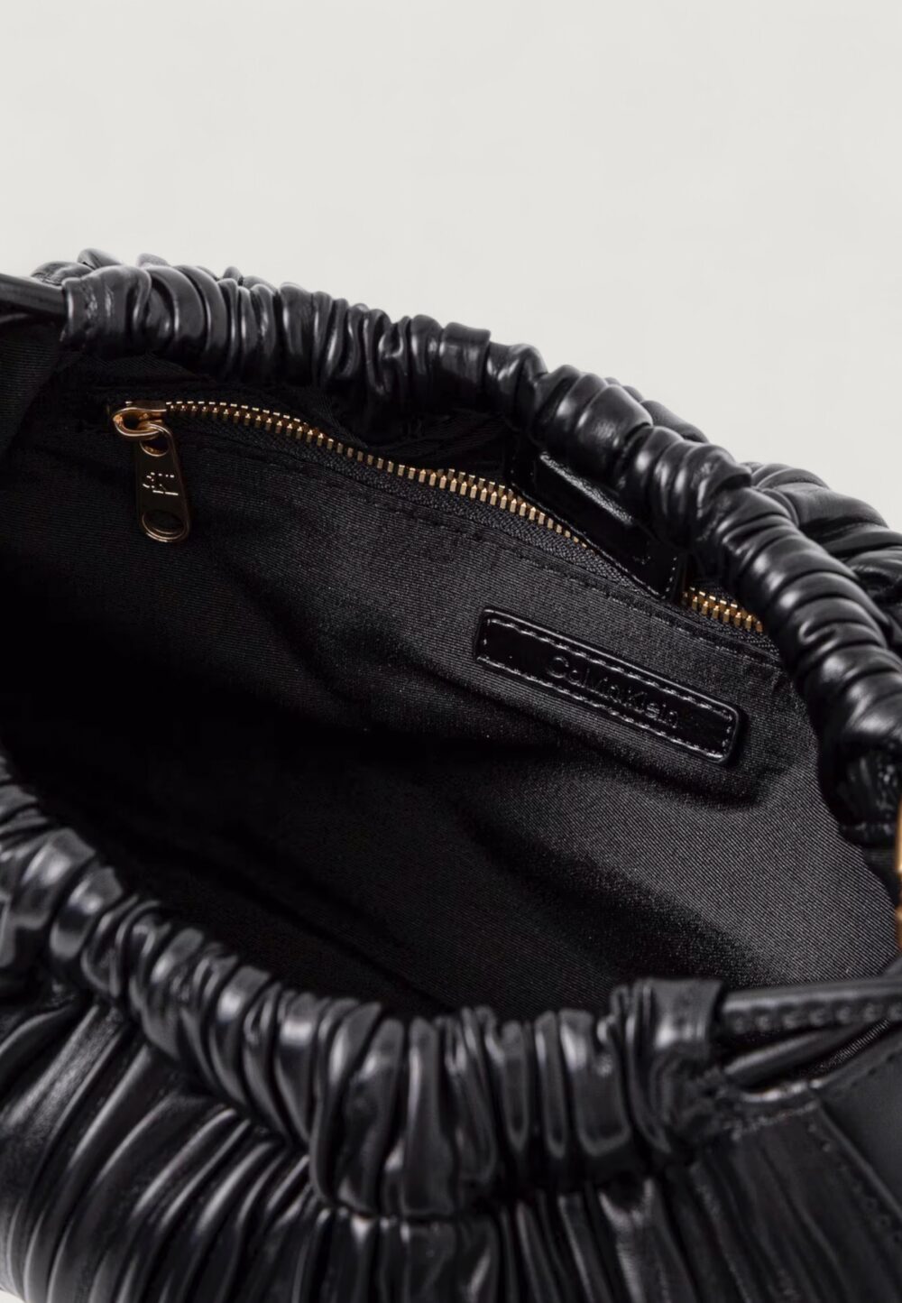 Borsa Calvin Klein DRAWSTRING PLISSE CROSSBODY Nero - Foto 5