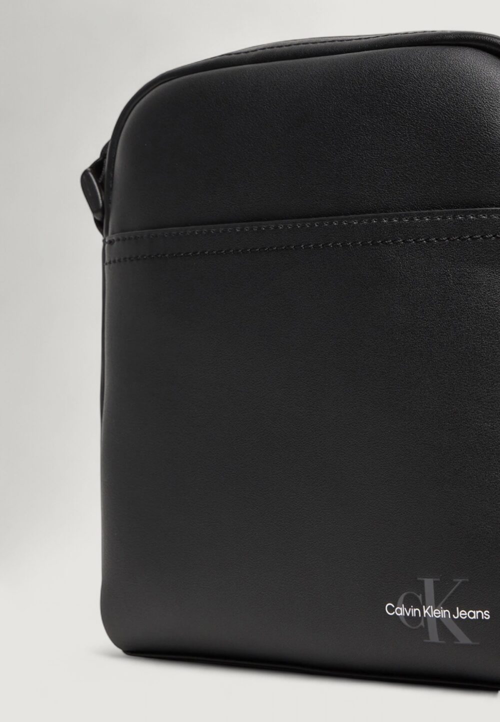 Borsa Calvin Klein MONO LOGO REPORTER 18 Nero - Foto 2