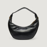 Borsa Calvin Klein PINCHED SOFT CRESCENT SM Nero - Foto 3