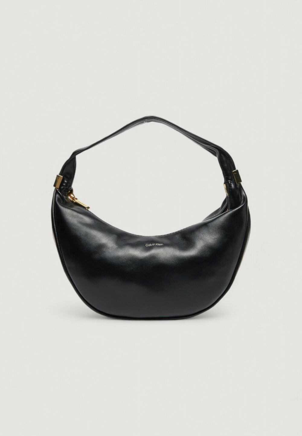 Borsa Calvin Klein PINCHED SOFT CRESCENT SM Nero - Foto 1