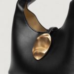 Borsa Calvin Klein STONE LOCK SLOUCHY CROSSBODY BAG Nero - Foto 2