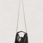 Borsa Calvin Klein STONE LOCK SLOUCHY CROSSBODY BAG Nero - Foto 3