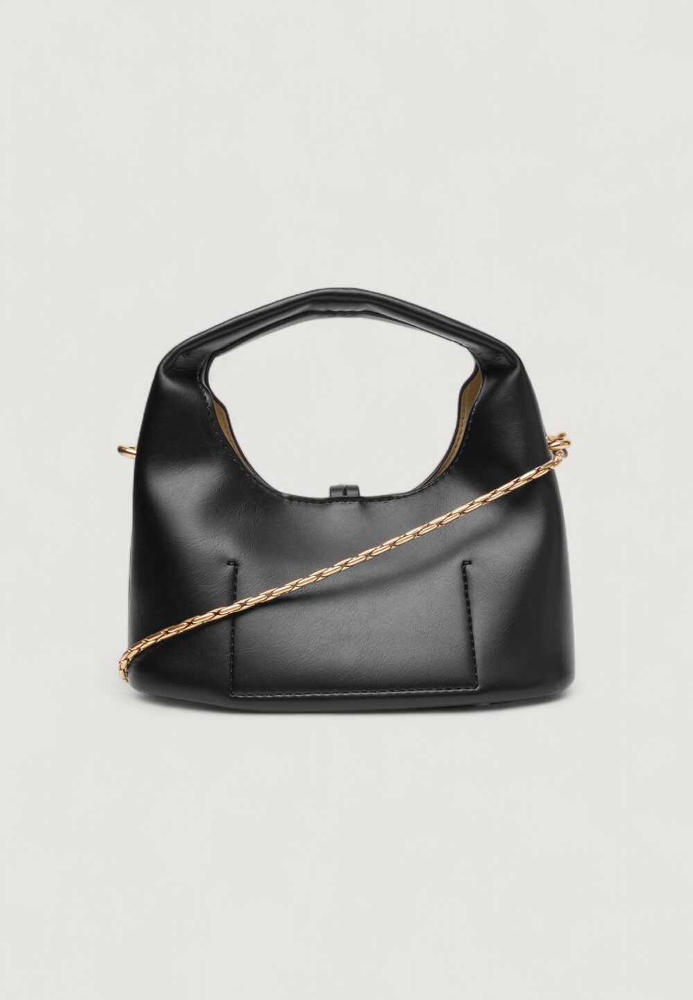 Borsa Calvin Klein STONE LOCK SLOUCHY CROSSBODY BAG Nero - Foto 4