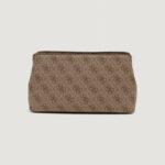 Borsa Guess KATYA CROSSBODY TOP ZIP Beige - Foto 4