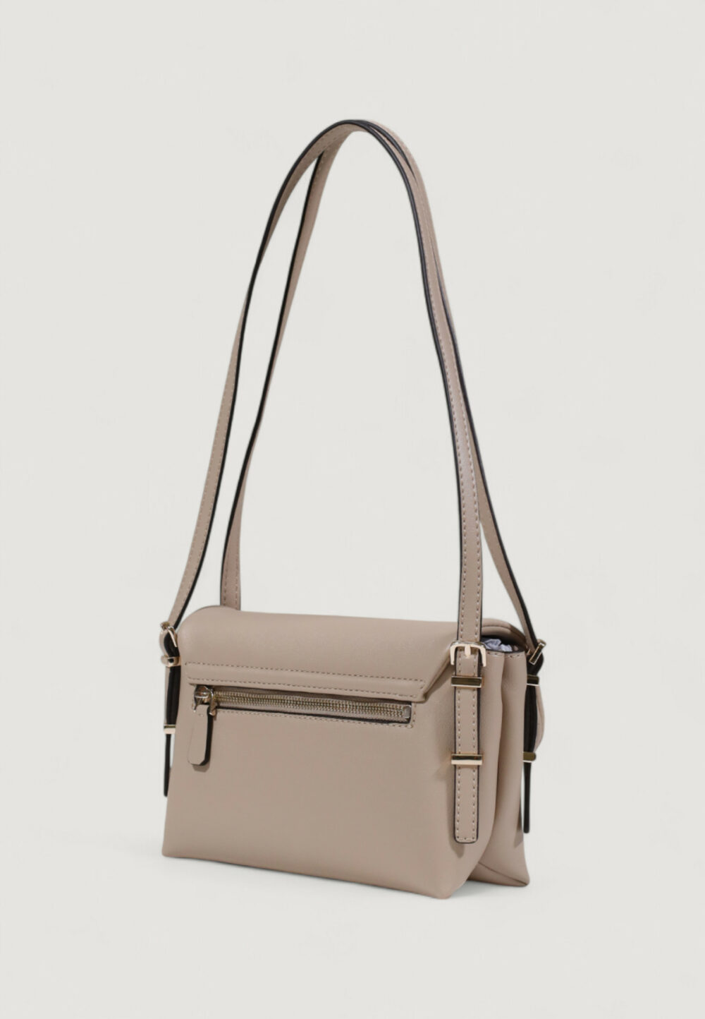 Borsa Guess LEFIA FLAP SHOULDER BAG Beige - Foto 4