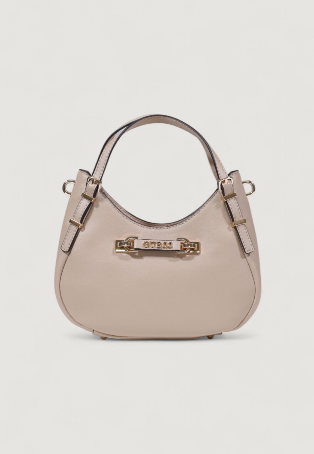 Borsa Guess LEFIA SMALL SATCHEL Beige - Foto 2