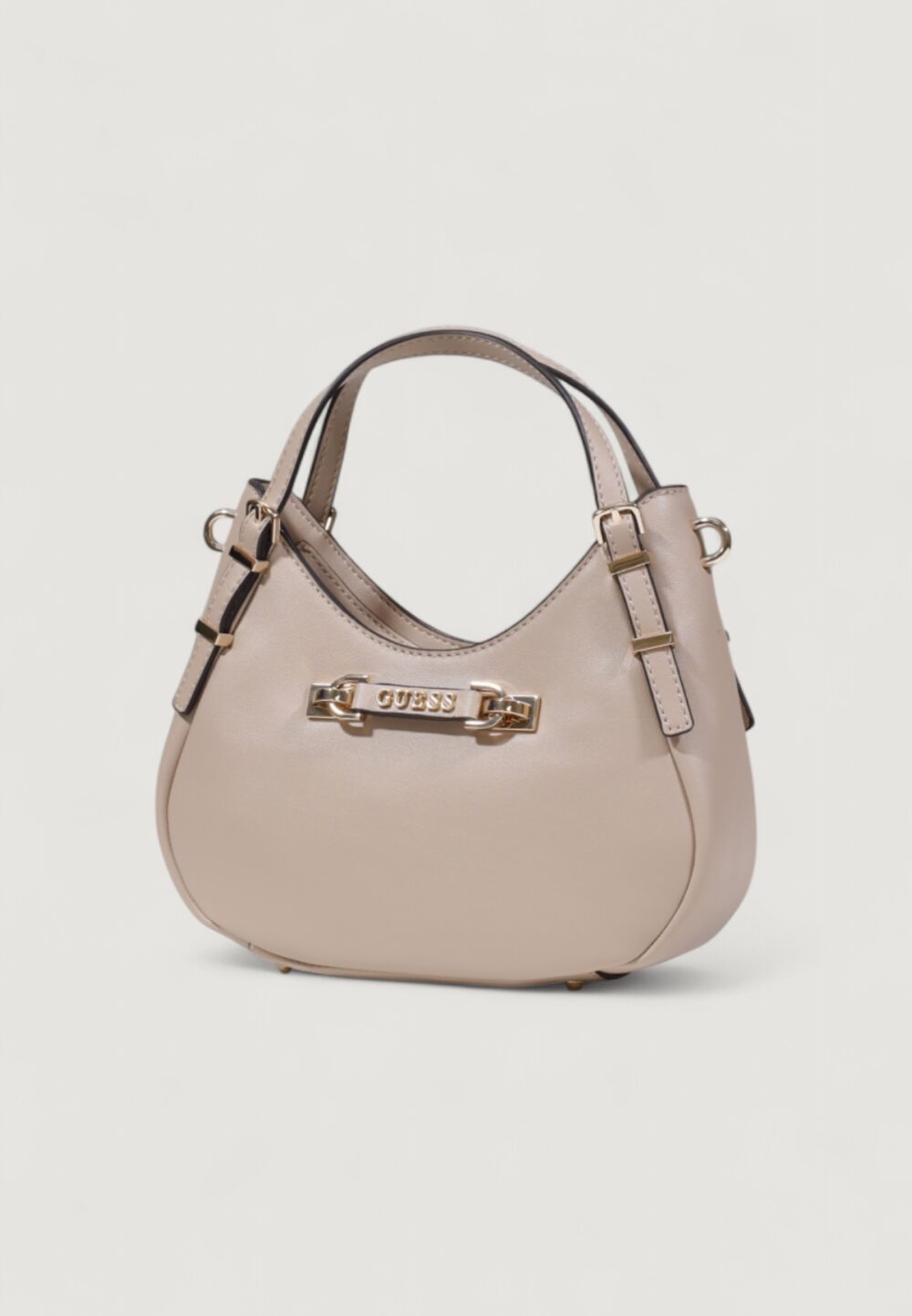 Borsa Guess LEFIA SMALL SATCHEL Beige - Foto 4