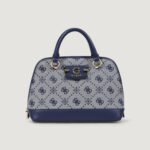 Borsa Guess NEDA DOME SATCHEL Blu - Foto 1