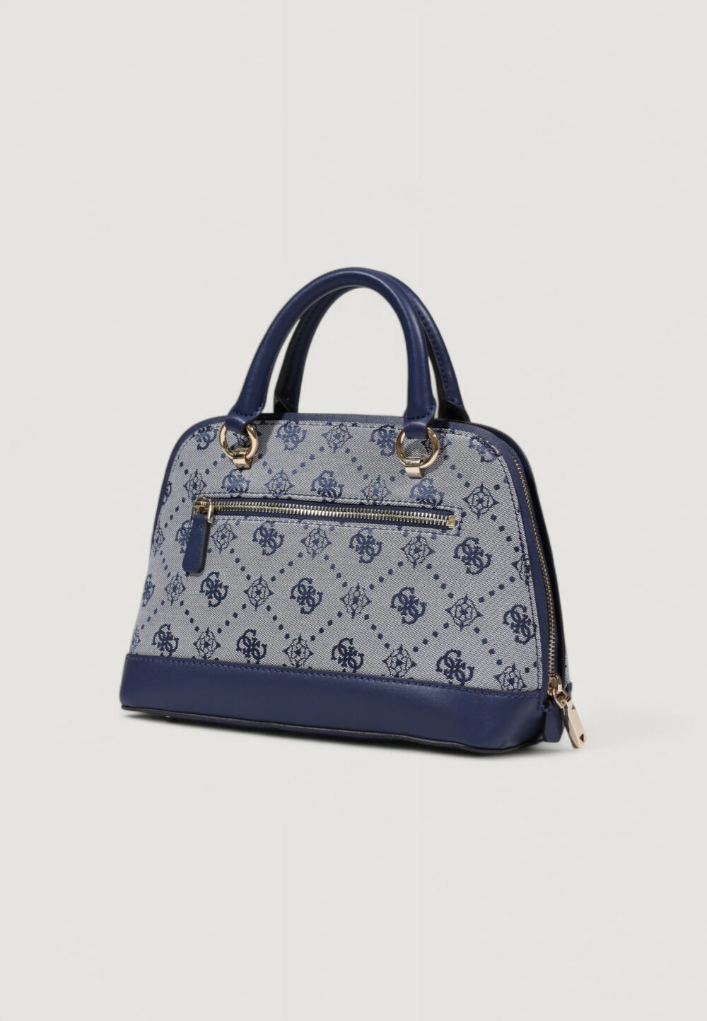 Borsa Guess NEDA DOME SATCHEL Blu - Foto 2