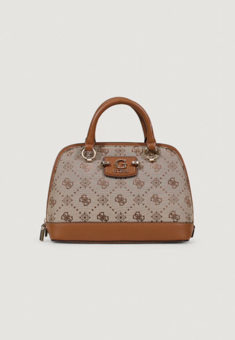 Borsa Guess NEDA DOME SATCHEL Latte - Foto 1
