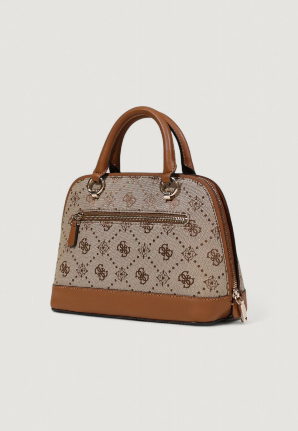 Borsa Guess NEDA DOME SATCHEL Latte - Foto 2