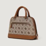 Borsa Guess NEDA DOME SATCHEL Latte - Foto 2