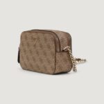 Borsa Guess NOELLE II CROSSBODY CAMERA Marrone - Foto 3