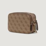 Borsa Guess NOELLE II CROSSBODY CAMERA Marrone - Foto 4