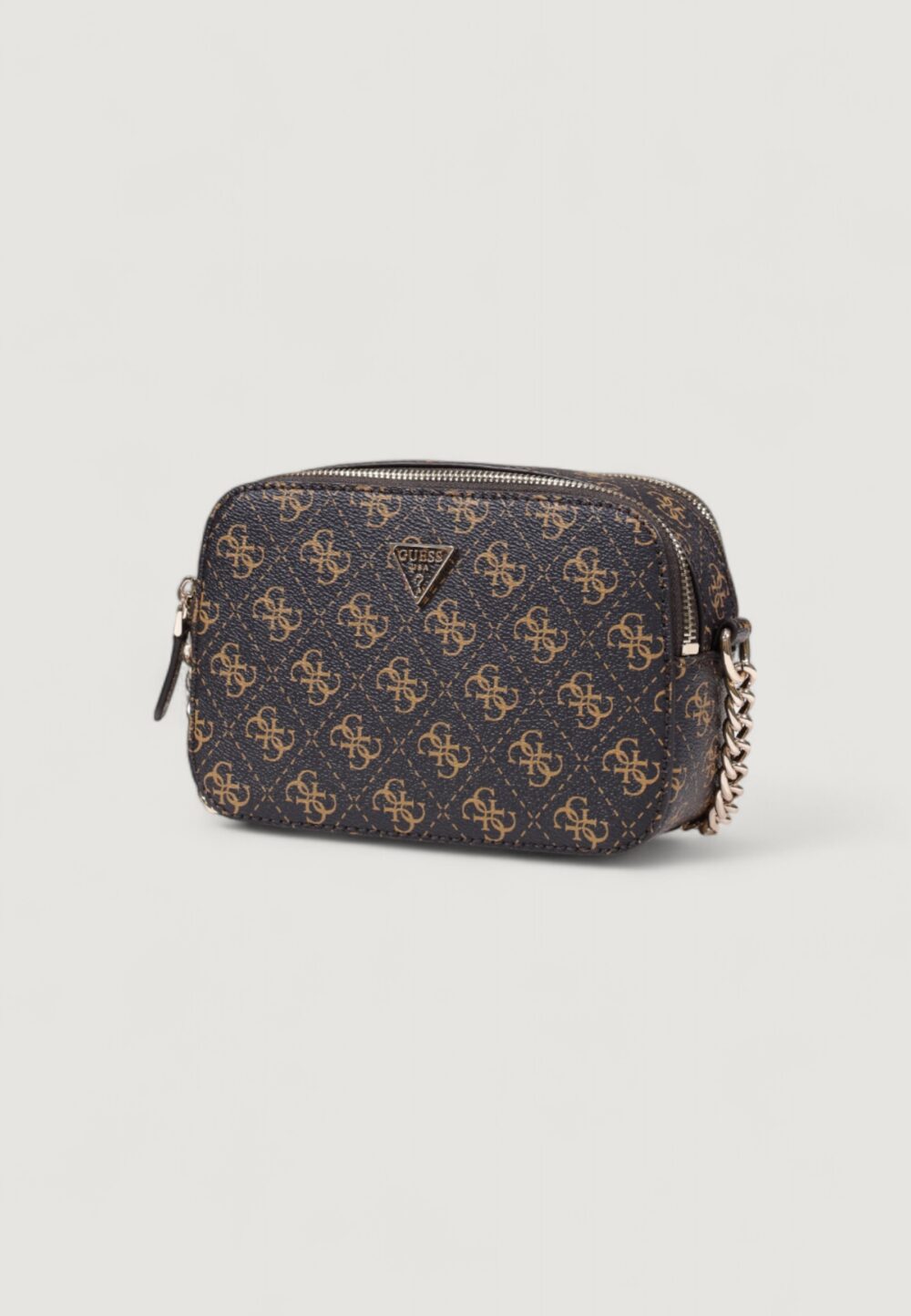 Borsa Guess NOELLE II CROSSBODY CAMERA Marrone - Foto 4