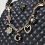Borsa Guess EVERLEE DOME SATCHEL Nero - Foto 3