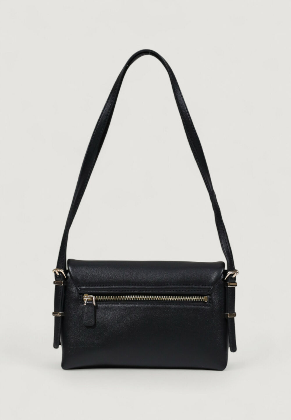 Borsa Guess LEFIA FLAP SHOULDER BAG Nero - Foto 4