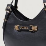 Borsa Guess LEFIA SMALL SATCHEL Nero - Foto 3