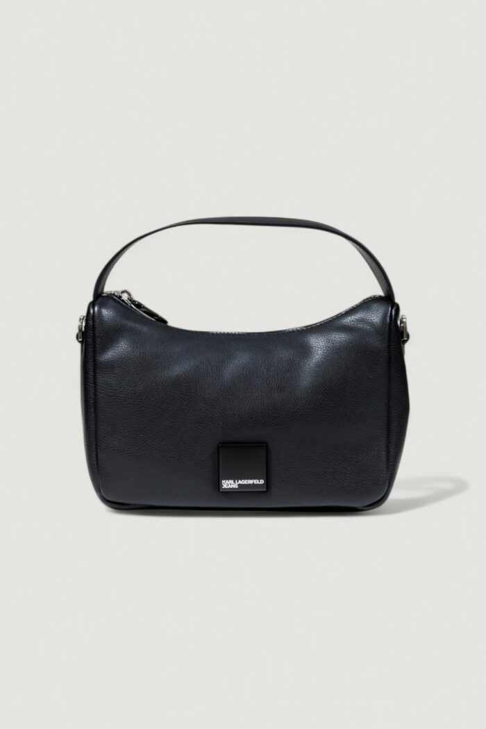 Borsa Karl Lagerfeld KLJ BOX LOGO SOFT MINI HOBO Nero – A3W30207