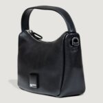 Borsa Karl Lagerfeld Jeans KLJ BOX LOGO SOFT MINI HOBO Nero - Foto 3