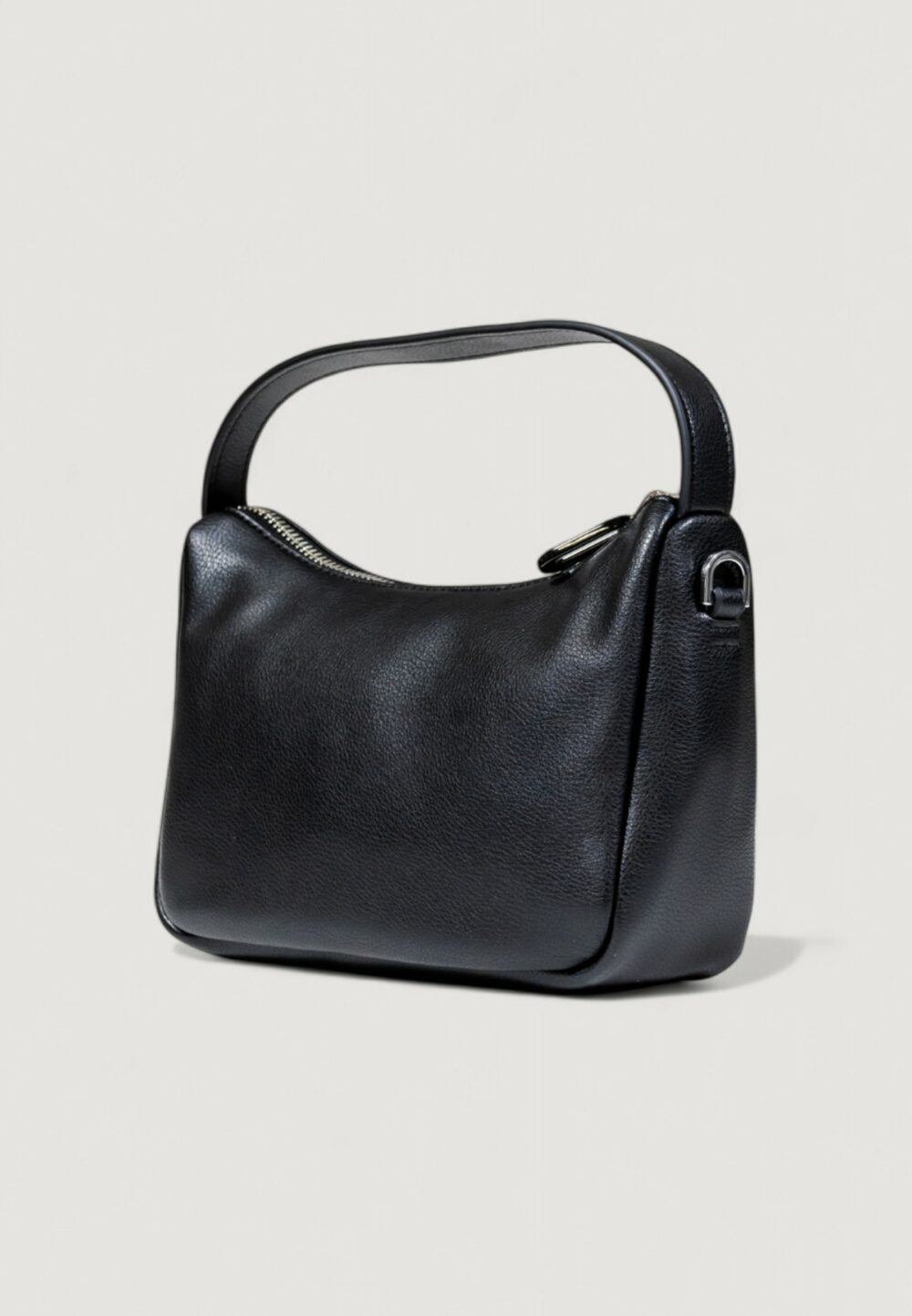 Borsa Karl Lagerfeld Jeans KLJ BOX LOGO SOFT MINI HOBO Nero - Foto 4