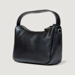 Borsa Karl Lagerfeld Jeans KLJ BOX LOGO SOFT MINI HOBO Nero - Foto 4