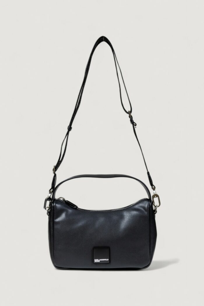 Borsa Karl Lagerfeld KLJ BOX LOGO SOFT MINI HOBO Nero – A3W30207