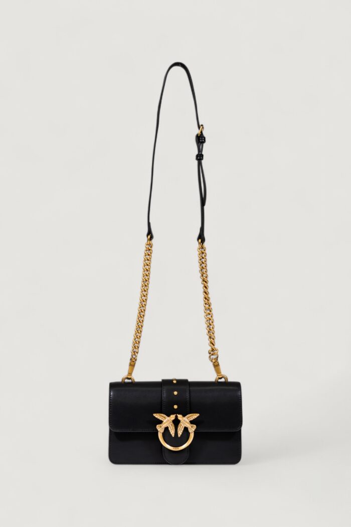 Borsa Pinko LOVE ONE MINI ST. CL VITELLO SETA Nero – 105856