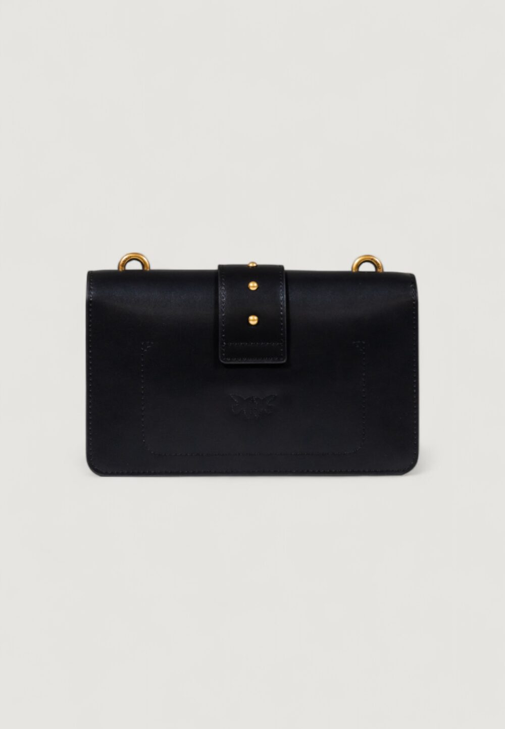 Borsa Pinko LOVE ONE MINI ST. CL VITELLO SETA Nero - Foto 5