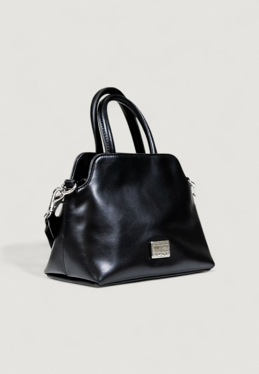 Borsa Tommy Hilfiger TJW AMERICAN COOL MINI SATCHEL Nero - Foto 3