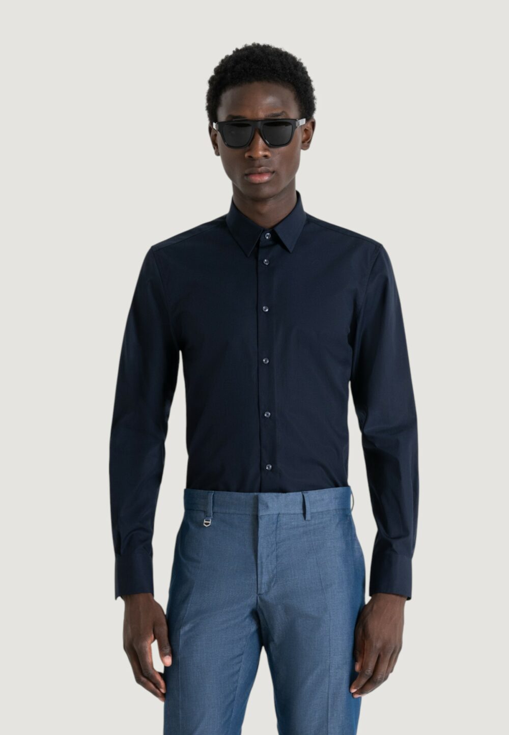 Camicia manica lunga Antony Morato NAPOLI Blu - Foto 3