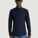 Camicia manica lunga Antony Morato NAPOLI Blu - Foto 4