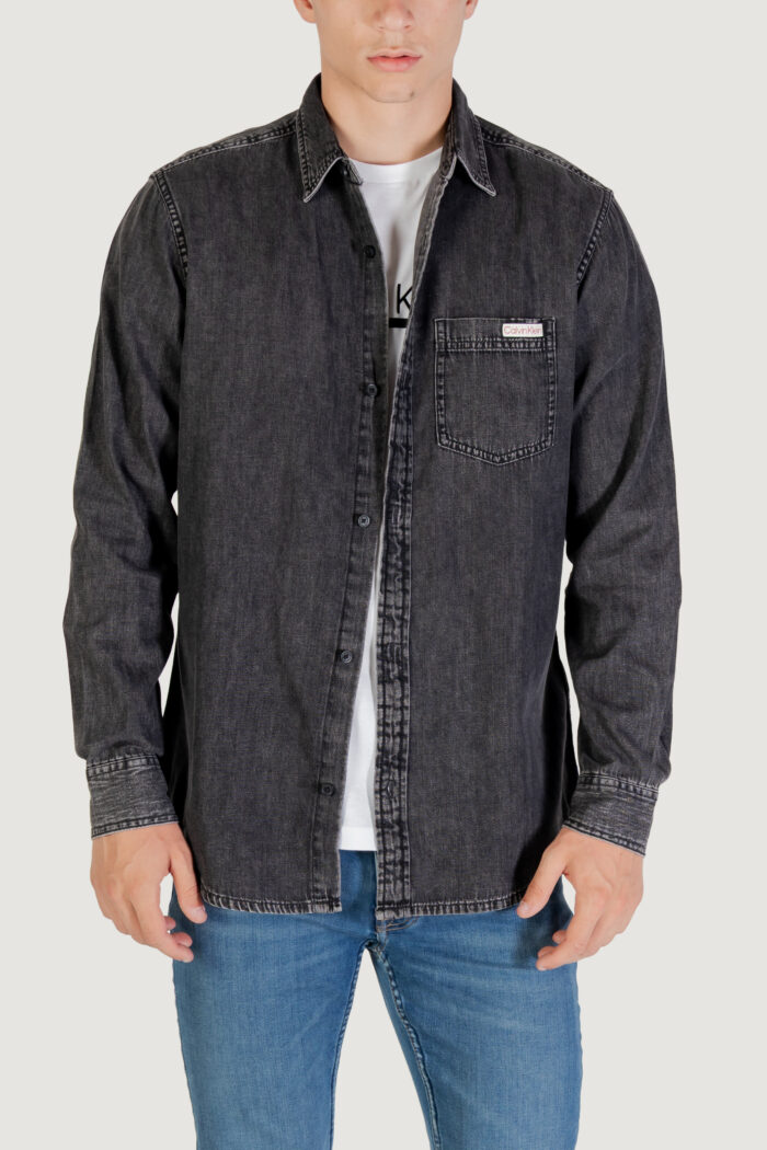 Camicia manica lunga Calvin Klein CASUAL CLASSIC VAIL Nero – LV040BM733