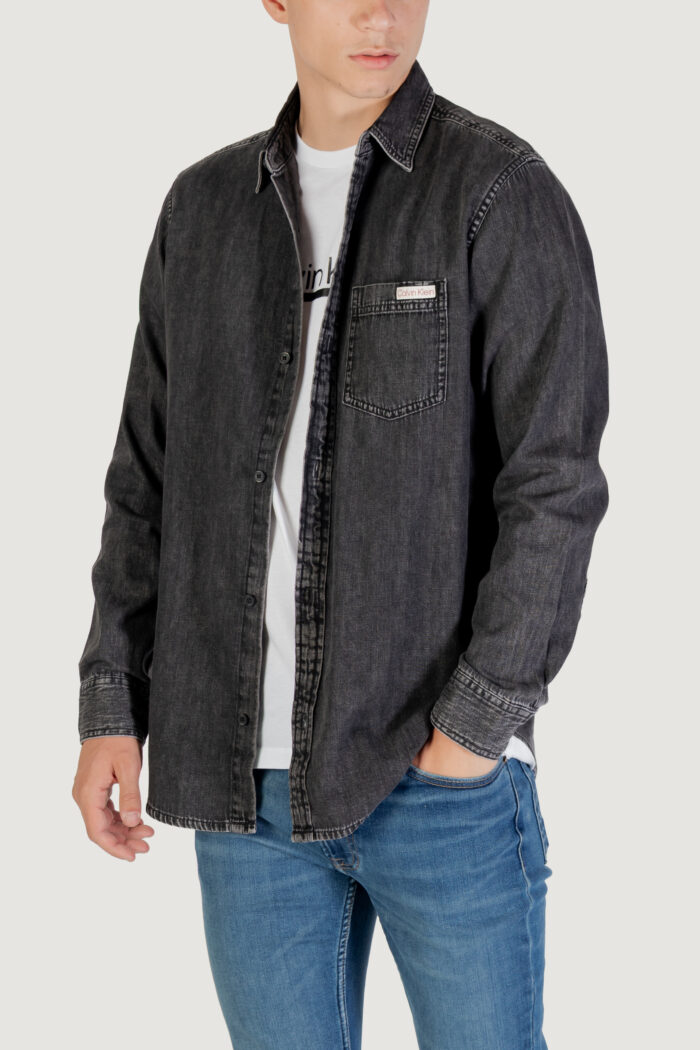 Camicia manica lunga Calvin Klein CASUAL CLASSIC VAIL Nero – LV040BM733