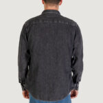 Camicia manica lunga Calvin Klein Jeans CASUAL CLASSIC VAIL Nero - Foto 4