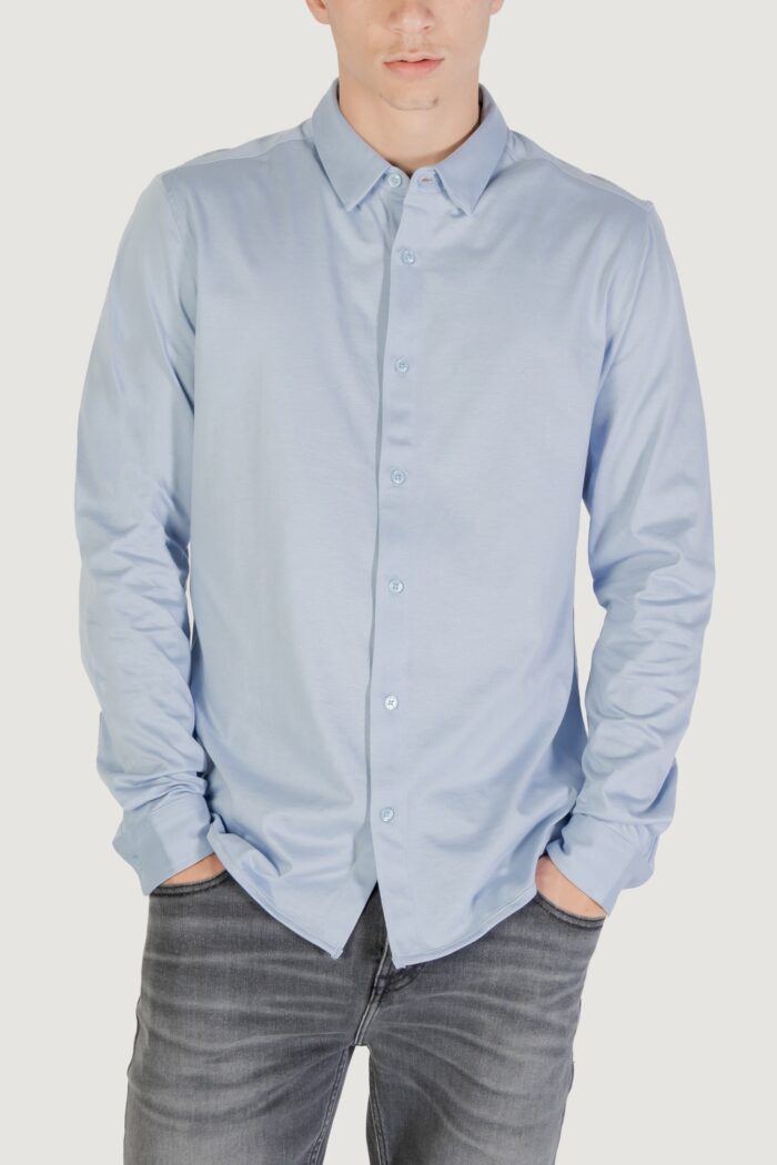 Camicia manica lunga Only & Sons ONSROBIN B/U LS STRETCH SHIRT NOOS FRML Blu Chiaro – 22031023