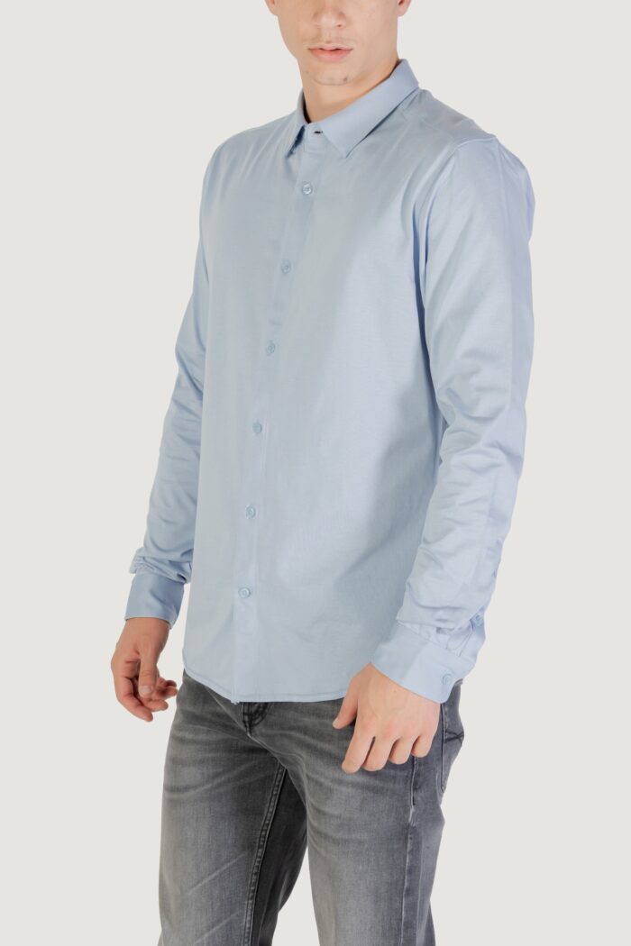 Camicia manica lunga Only & Sons ONSROBIN B/U LS STRETCH SHIRT NOOS FRML Blu Chiaro – 22031023