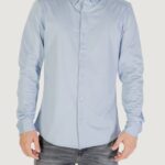 Camicia manica lunga Only & Sons ONSROBIN B/U LS STRETCH SHIRT NOOS FRML Blu Chiaro - Foto 5