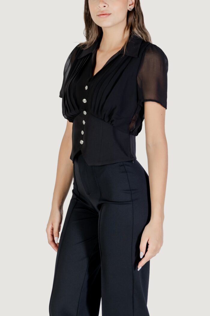 Camicia manica corta Morgan De Toi  Nero – 242-OPLIA