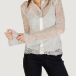 Camicia manica lunga Guess LS ANTOINETTE LACE SHIRT Avorio - Foto 1