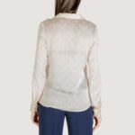 Camicia manica lunga Guess LS MARTHE LOGO SHIRT Avorio - Foto 5