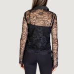 Camicia manica lunga Guess LS ANTOINETTE LACE SHIRT Nero - Foto 5