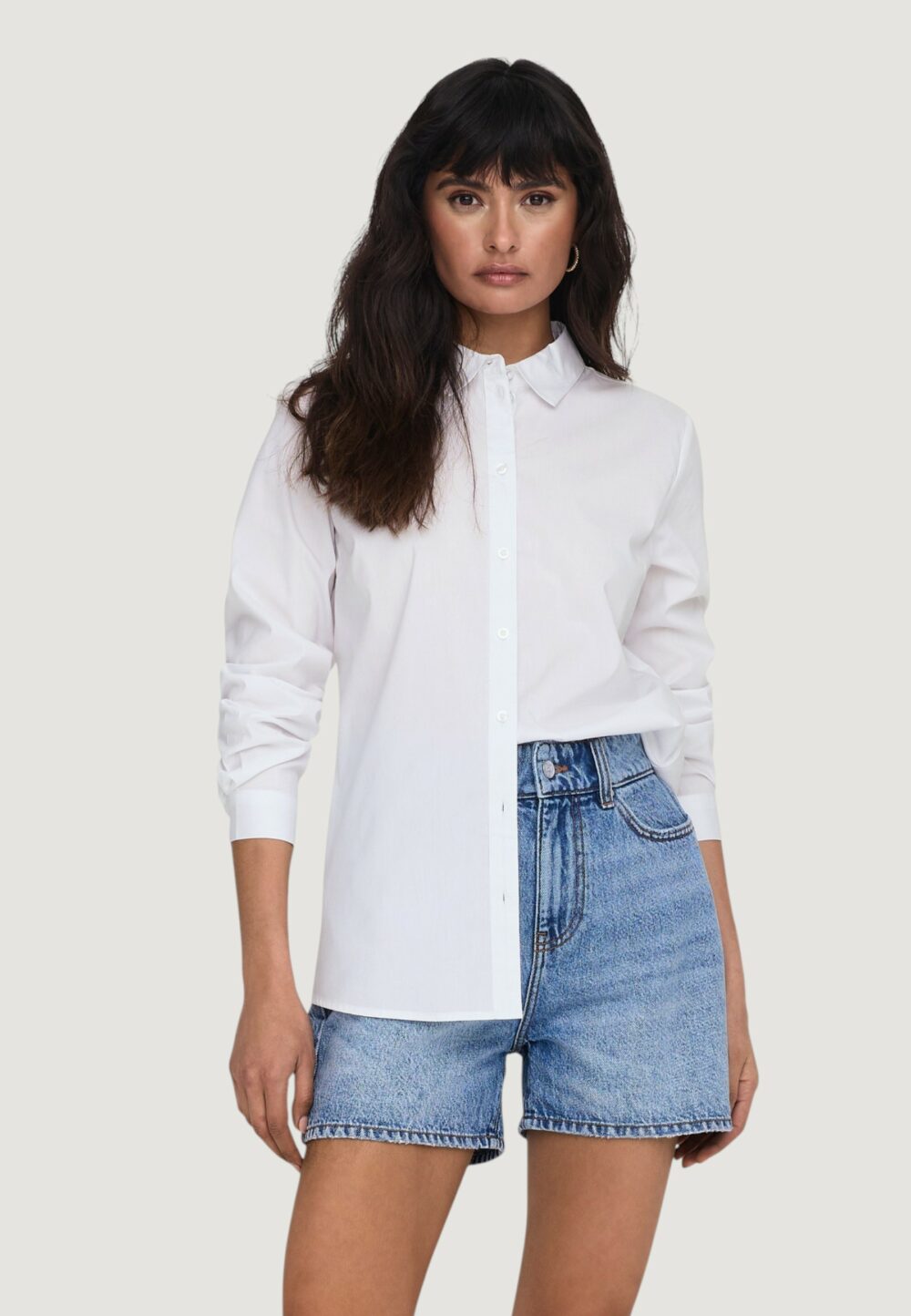 Camicia manica lunga Jacqueline de Yong JDYMIO L/S WVN NOOS Bianco - Foto 1