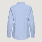 Camicia manica lunga Jacqueline de Yong JDYMIO L/S WVN NOOS Celeste - Foto 3